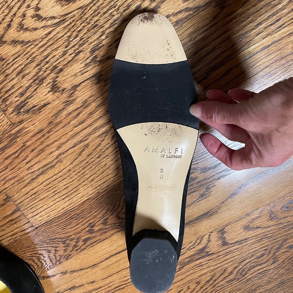 AMALFI WOMENS BLACK PUMPS IN SIZE 9N - Picture 6 of 14